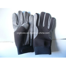 Arbeitshandschuh-Synthetik-Leder Handschuh-Industriehandschuh-Sicherheits-Handschuh-Arbeitshandschuh-Handschuhe